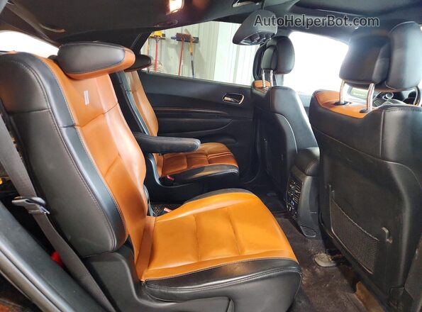 1C4SDJCT1KC573127 2019 DODGE DURANGO Black Widok wnętrza z tyłu
