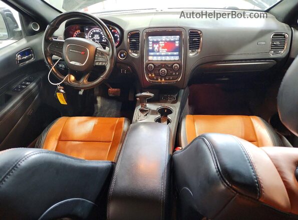 1C4SDJCT1KC573127 2019 DODGE DURANGO Black Widok deski rozdzielczej