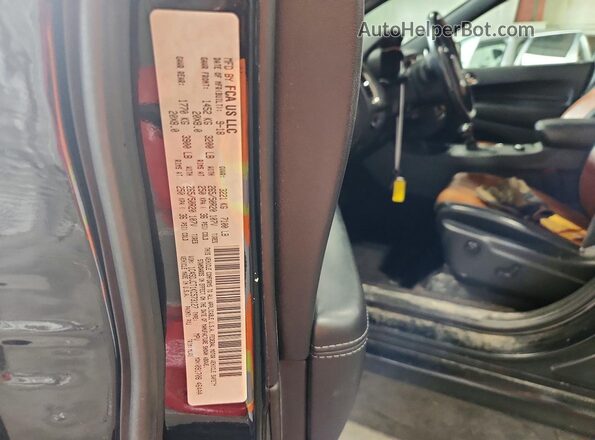 1C4SDJCT1KC573127 2019 DODGE DURANGO Black Widok naklejki z numerem VIN