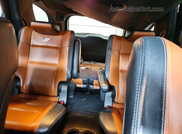 1C4SDJCT1KC573127 2019 DODGE DURANGO Black Widok tylnych siedzeń