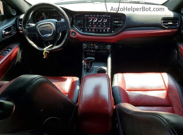 1C4SDJCT1NC193841 2022 DODGE DURANGO Black Dashboard view