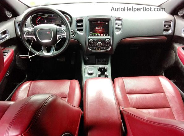 1C4SDJCT2HC746100 2017 DODGE DURANGO Черный Вид панели приборов