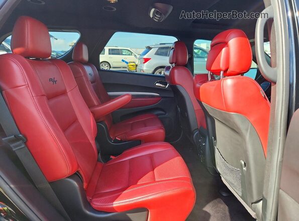 1C4SDJCT2JC146179 2018 DODGE DURANGO Black Вид задньої частини салону