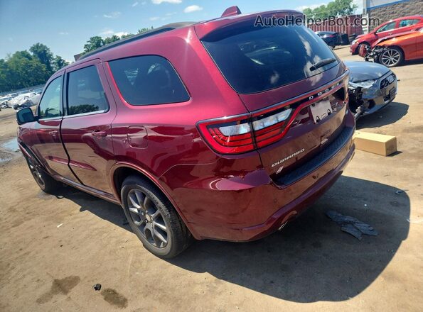 1C4SDJCT2JC328030 2018 DODGE DURANGO Burgundy Rear left