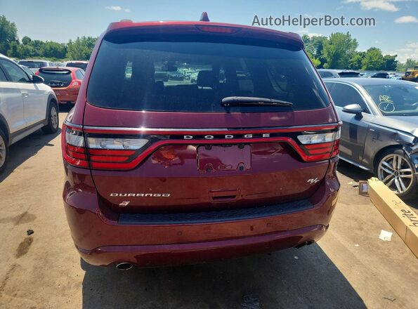 1C4SDJCT2JC328030 2018 DODGE DURANGO Burgundy Rear view