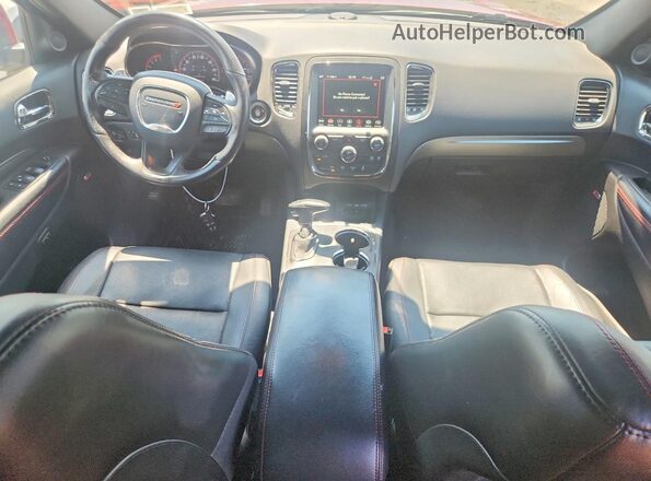 1C4SDJCT2JC328030 2018 DODGE DURANGO Burgundy Dashboard view