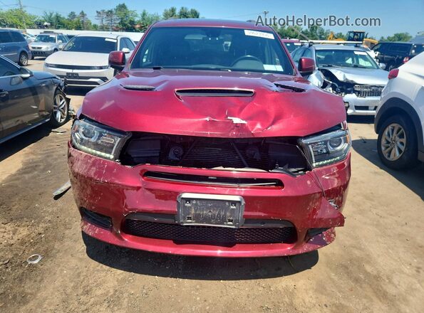 1C4SDJCT2JC328030 2018 DODGE DURANGO Burgundy Front view