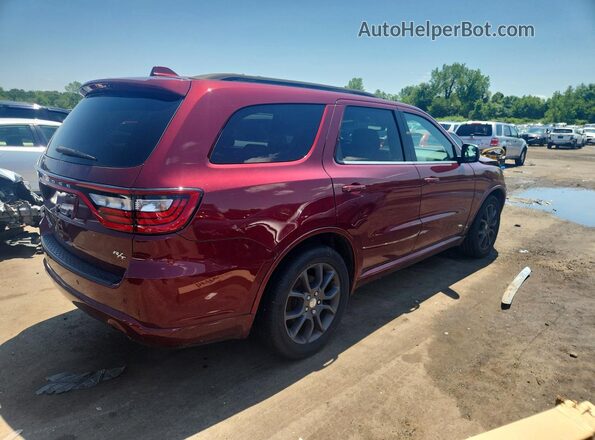 1C4SDJCT2JC328030 2018 DODGE DURANGO Burgundy Rear right