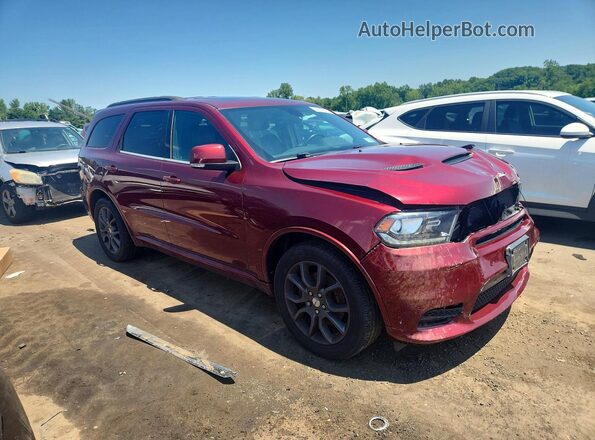 1C4SDJCT2JC328030 2018 DODGE DURANGO Burgundy Front right
