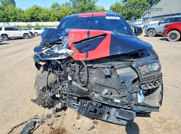 1C4SDJCT2KC663676 2019 DODGE DURANGO Black Вид спереду