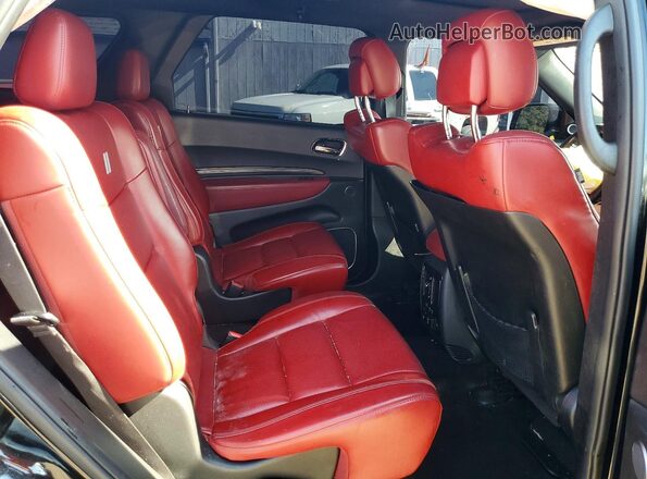 1C4SDJCT2KC663676 2019 DODGE DURANGO Black Вид задньої частини салону