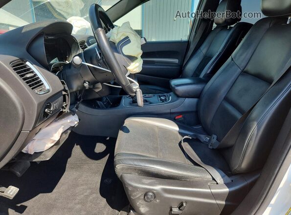 1C4SDJCT2KC717980 2019 DODGE DURANGO White Widok wnętrza z przodu
