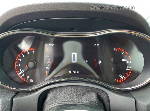 1C4SDJCT2KC777158 2019 DODGE DURANGO Burgundy Սարքավորումների վահանակի տեսք
