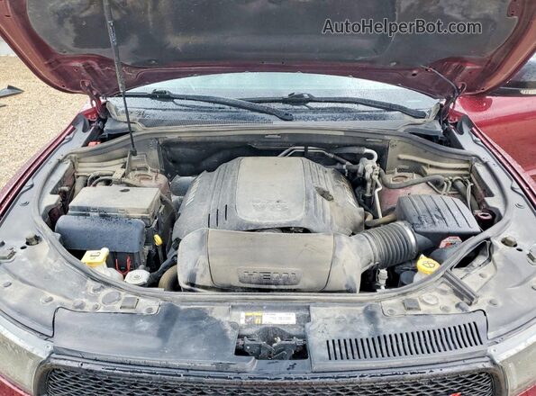 1C4SDJCT2KC777158 2019 DODGE DURANGO Burgundy Շարժիչի բաժամունքի տեսք