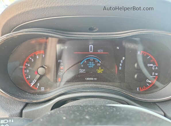 1C4SDJCT2LC287028 2020 DODGE DURANGO Gray Instrument cluster view