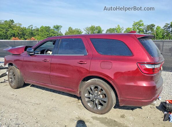 1C4SDJCT2MC558705 2021 DODGE DURANGO Burgundy Tył lewy