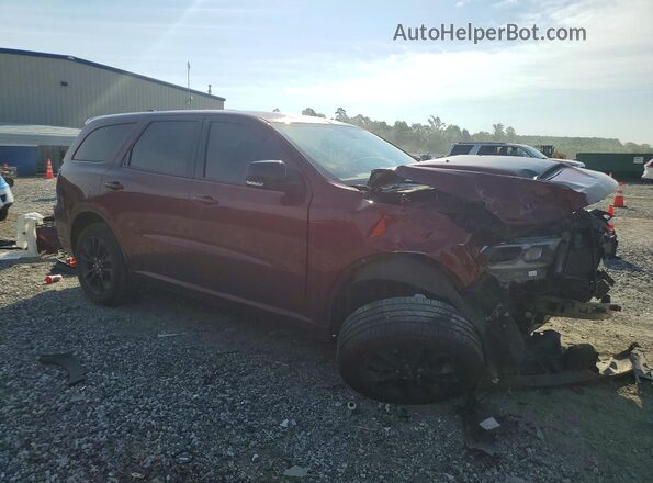 1C4SDJCT2MC558705 2021 DODGE DURANGO Burgundy Przód prawy
