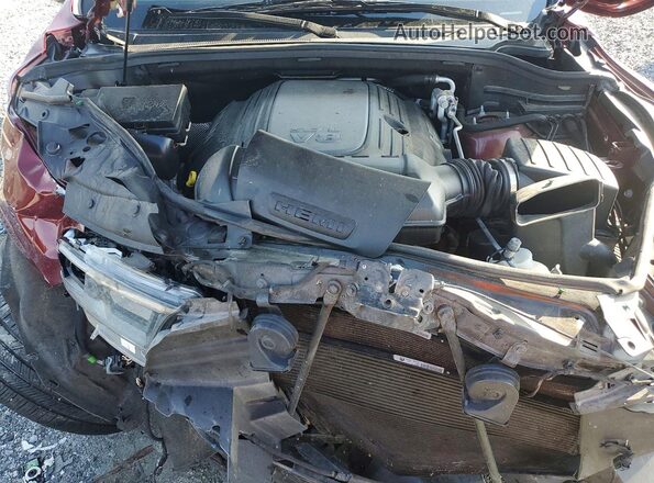 1C4SDJCT2MC558705 2021 DODGE DURANGO Burgundy Widok komory silnika