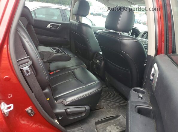 1C4SDJCT2MC558705 2021 DODGE DURANGO Burgundy Widok wnętrza z tyłu