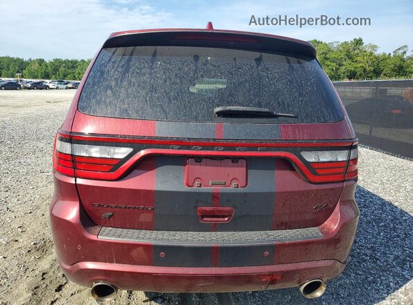 1C4SDJCT2MC558705 2021 DODGE DURANGO Burgundy Widok z tyłu