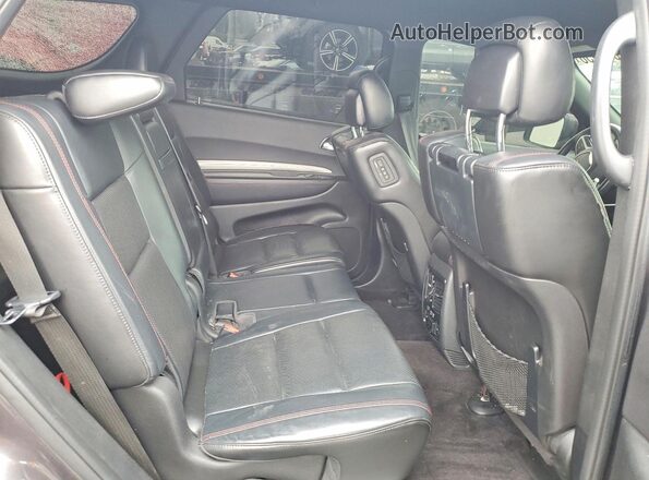 1C4SDJCT3GC373258 2016 DODGE DURANGO Charcoal უკანა სავარძლების ხედი