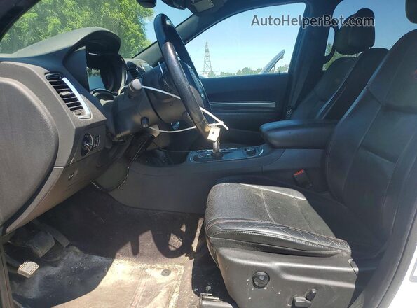 1C4SDJCT3GC481539 2016 DODGE DURANGO White Vista interior delantera