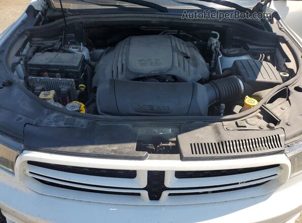 1C4SDJCT3GC481539 2016 DODGE DURANGO White Vista del compartimento del motor