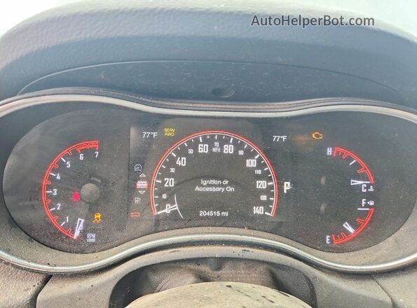 1C4SDJCT3HC629593 2017 DODGE DURANGO Black Widok zestawu wskaźników
