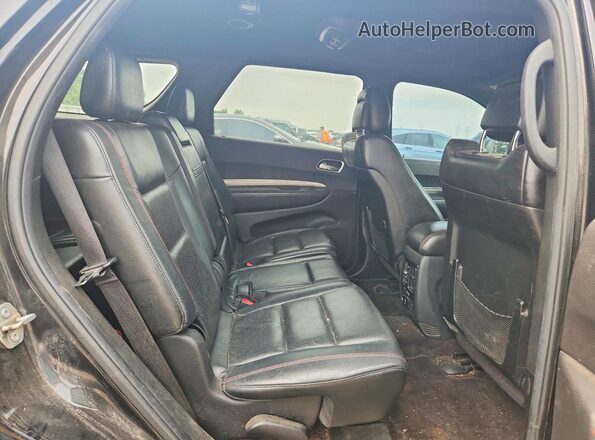 1C4SDJCT3HC629593 2017 DODGE DURANGO Black Widok tylnych siedzeń
