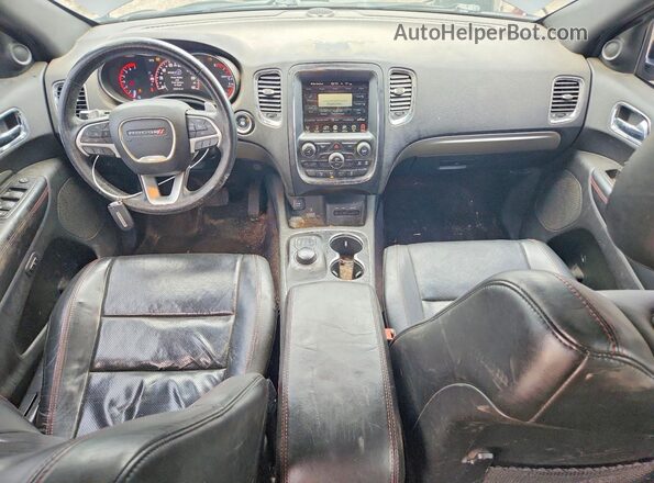 1C4SDJCT3HC629593 2017 DODGE DURANGO Black Widok deski rozdzielczej