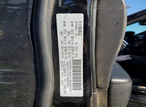 1C4SDJCT3KC534331 2019 DODGE DURANGO Black VIN კოდის სტიკერის ხედი