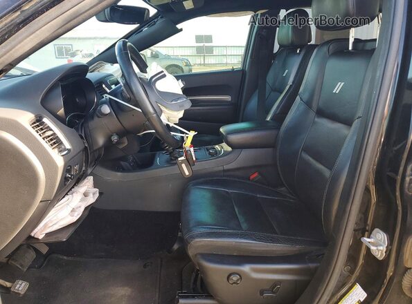 1C4SDJCT3KC534331 2019 DODGE DURANGO Black წინა სალონის ხედი