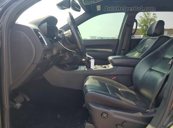 1C4SDJCT3LC205713 2020 DODGE DURANGO Black Front interior view