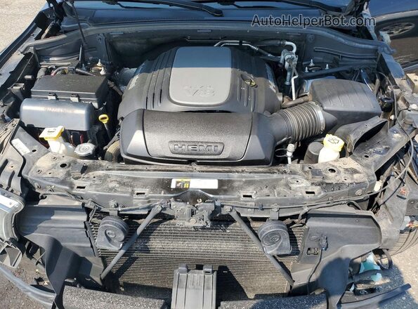 1C4SDJCT3LC205713 2020 DODGE DURANGO Black Engine compartment view