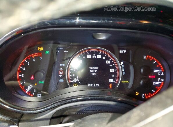 1C4SDJCT3MC521176 2021 DODGE DURANGO Black Instrument cluster view