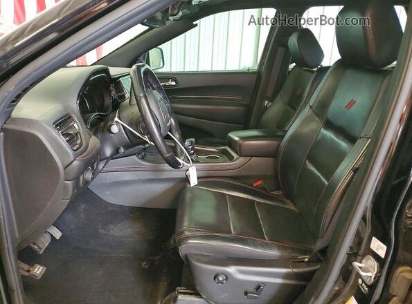 1C4SDJCT3MC521176 2021 DODGE DURANGO Black Front interior view