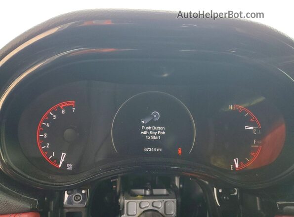 1C4SDJCT3MC540987 2021 DODGE DURANGO White Instrument cluster view