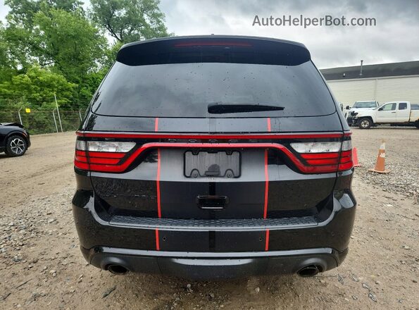 1C4SDJCT3MC575447 2021 DODGE DURANGO Black Հետևի տեսք