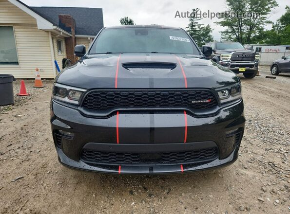 1C4SDJCT3MC575447 2021 DODGE DURANGO Black Դիմացի տեսք
