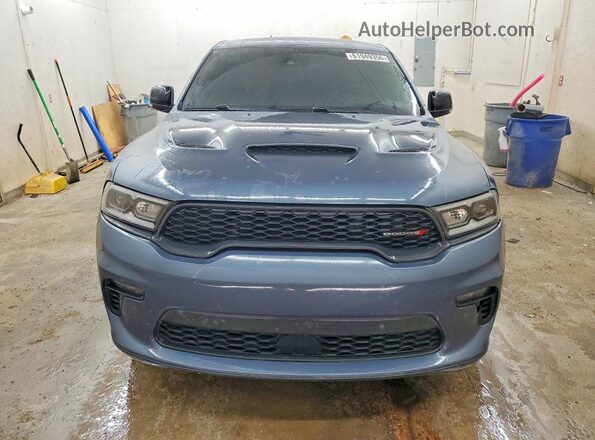 1C4SDJCT3MC756886 2021 DODGE DURANGO Blue Front view