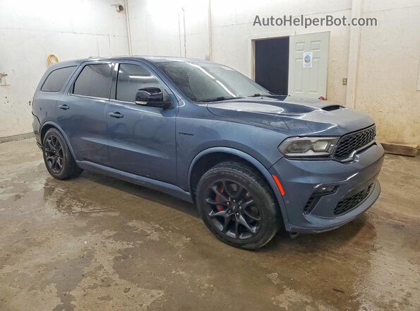 1C4SDJCT3MC756886 2021 DODGE DURANGO Blue Front right