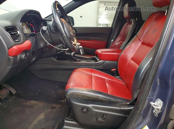 1C4SDJCT3MC756886 2021 DODGE DURANGO Blue Front interior view