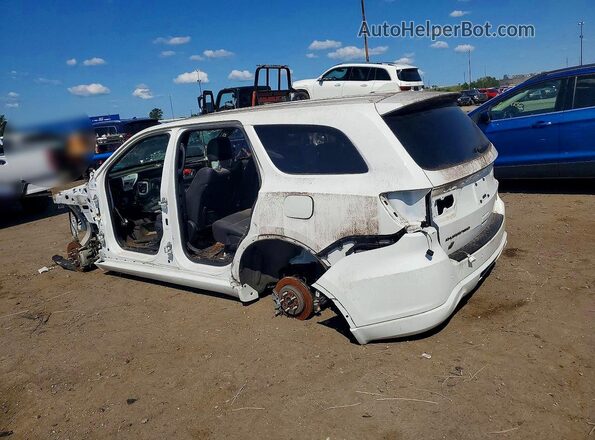 1C4SDJCT3MC762980 2021 DODGE DURANGO Белый Задняя левая четверть