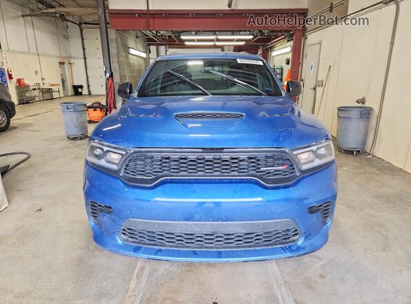 1C4SDJCT3PC657411 2023 DODGE DURANGO Blue Front view