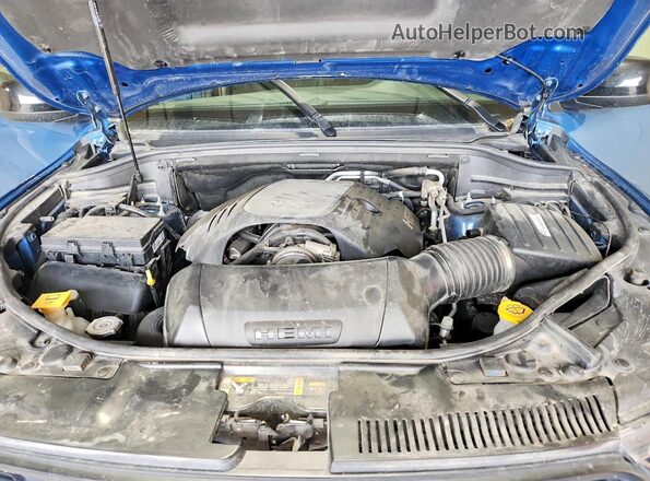 1C4SDJCT3PC657411 2023 DODGE DURANGO Blue Engine compartment view