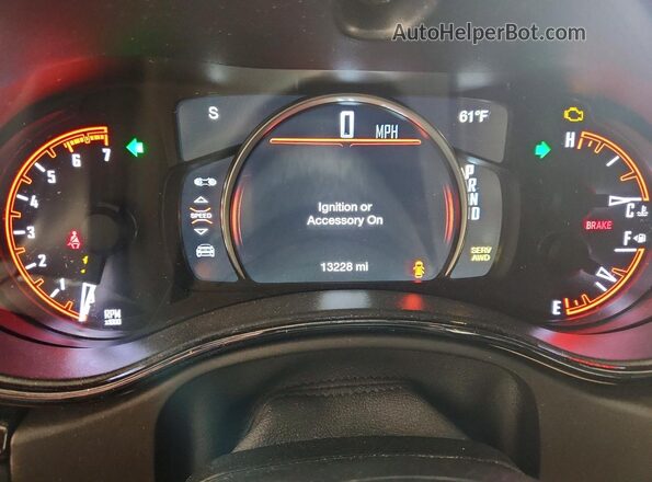 1C4SDJCT3PC657411 2023 DODGE DURANGO Blue Instrument cluster view