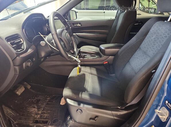 1C4SDJCT3PC657411 2023 DODGE DURANGO Blue Front interior view