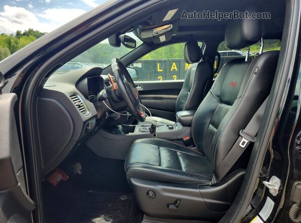 1C4SDJCT4HC806099 2017 DODGE DURANGO Black წინა სალონის ხედი