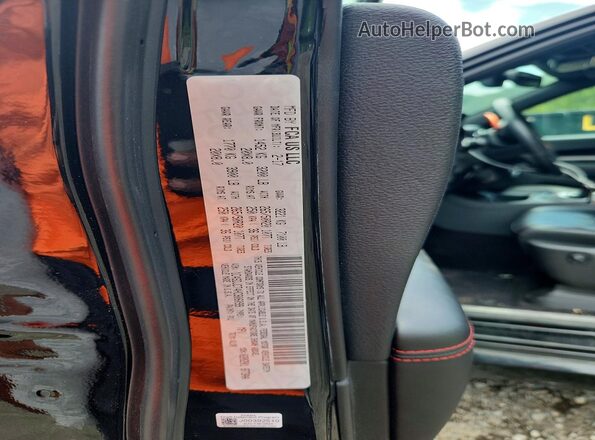 1C4SDJCT4HC806099 2017 DODGE DURANGO Black VIN კოდის სტიკერის ხედი