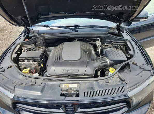 1C4SDJCT4HC806099 2017 DODGE DURANGO Black ძრავის განყოფილების ხედი